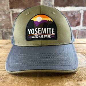Yosemite National Trucker Snapback Hat H3 Headwear